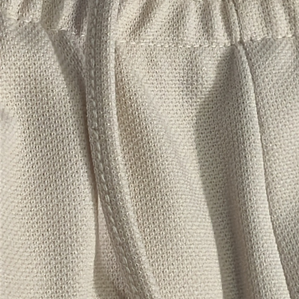 Zara Cream Drawstring Track Pants - Picture 9 of 10